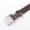 Vintage Full Grain 100% Leather Distressed Style Snap on Belt Strap 1 1/2" Wide