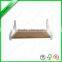 Home decoration bamboo with metal frame wall shelf for home furniture