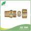 Brass male connector tube OD X male
