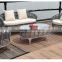 Brushed aluminium Grey rattan big lots outdoor furniture