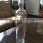 Food grade clear glass bottle 750ml, boston round vodka bottle