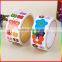 customed butterfly design paper cartoon stickers in roll for children