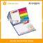 Assorted sticky pad memo notepad with logo for promotion