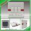 3G 2W White Color Electrical Switches Home Wall Plastic Push Button Switch