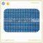 Colored Blue Aramid fiber plain or twill woven carbon fiber cloth