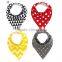 Top Quality 100% Cotton 4pieces a Lot Baby Bandana Bibs