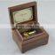 Juglans Regia(Walnut Black) 18/30/36/50/78 Note Music Movement Engraved Wooden Music Box