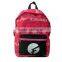 Hot sale simple new design printing school bag backpack