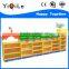 Customized personalized new design kindergarten furniture children toy cabinet toy display cabinet