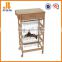 2015 new design wooden kitchen trolley