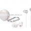 Fashion Keychain Telescopic In-ear Headphone Computer and Mobile Phone Stereo Earphone