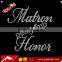 Mother Of Hornor rhinestone transfer wholesale custom iron on Bride transfers