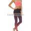 2016 Hot Selling New Style Women Custom Fashion Yoga Pants polyester-spandex pants