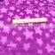 MOQ 50M New arrival soothing soft knitting star velboa for baby
