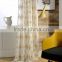European style online hot sale product Polycotton ground fabric interior window curtain