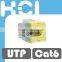 RJ45 Super Cat6 UL 180 Degree Unshielded UTP Modular Keystone Jack