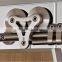 American Sliding Double-end Barn Door Hardware Steelless Hanger Roller Price