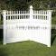 U.S. ASTM Certified 20 Years Lifetime Guarantee grey pvc privacy fence