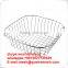 Indoor hanging storage basket, bathroom storage wire baskets