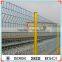 green vinyl coated welded wire mesh fence/pvc coated 1x1 wire mesh fencing