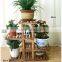2017 Newest antique wooden plant stand for home and garden