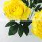 Yellow peony flowers artificial