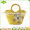 Latest design suit to ladies tote bag cheap hand-woven nature straw beach bag basket bag