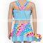 New Arrival Baby Girls Summer Two-Pieces Bikini Swimwear Toddler Boutique Skirt Swimsuits