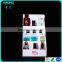 high quality acryl case for cosmetic make up, cheap price acrylic large plastic skin care display case