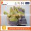 DDSAFETY Stripe Cotton Pig Split Leather Glove High Quality Pig Leather Palm Work Gloves