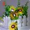 non-woven fabrics holiday decoration sunflower high bright color made in china best seller holiday decoration light sets