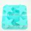 2017 Christmas FDA star shape silicone ice tray