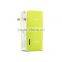 portable power with folding plug, 7500mAh, green