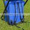Steel Frame and 600D Backpack Cooler Chair , Travel Camping Chair, Cooler Bag