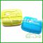 online store suppliers reusable silicone stacking meal prep microwave safe plastic bento lunch box container with 3 compartment