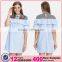 Cutwork machine embroidery dress designs for women