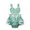 Wholesale fashion newborn baby clothes girls boutique clothing 2017 baby romper