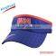 100%polyester coolmax sun visor cap, sublimation made running visors