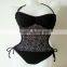 Lady Modern Black Crochet Swimsuit