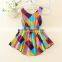 New Kids Maxi Dress 100%Cotton Maxi Beach Dresses Party Wear Wide cotton Ruffled Maxi Pettidress