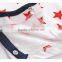 SR-278G 2017 soft cotton star pattern baby romper one piece jumpsuit best selling infant romper