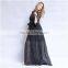 Factory Supply Polka Dot Design Plus Size Chiffon Maxi Dresses