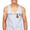 Custom cheap cotton men's tank top with pocket,stripe tank top