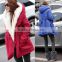 2016 Women Jacket More Collars Hooded Long Down Jacket Hat Detachable