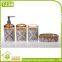 Modern Baroque Style Geometric Patterns Design Unique Bathroom Set