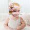 Children's hair bow rose flower lace elastic belt Euramerican children's hair band Baby Headband