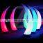 Attractive inflatable tube /changing color heart shaped tube with LED for party decoration