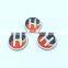 China factory wholesale price badges embroidery pvc detox foot crocodile patch