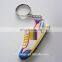 Custom 3D PVC sneaker keychains for promotional gifts, soft pvc/rubber basketball air max shoes keyring, running shoe key ring