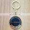 Free sample custom simple round metal keyring